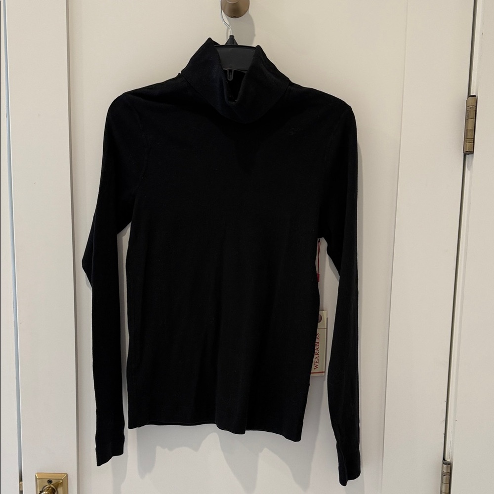 XCVI Wearables Black Turtleneck top